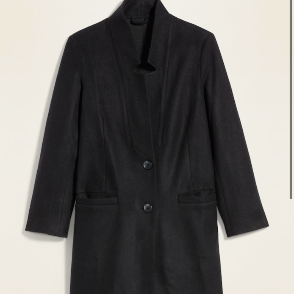 Oversized Long Women’s Coat (pea coat)
